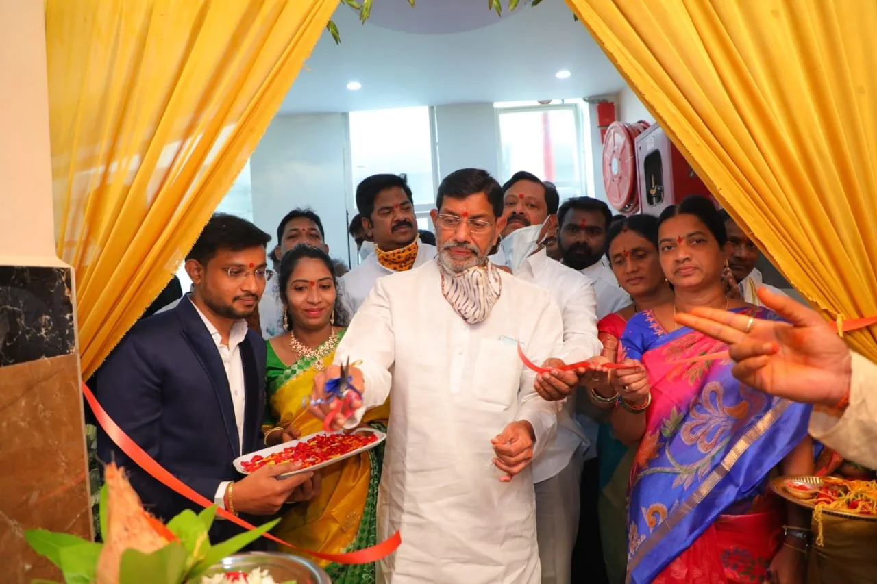 The inauguration of Sarayu Children's Hospital in Sircilla