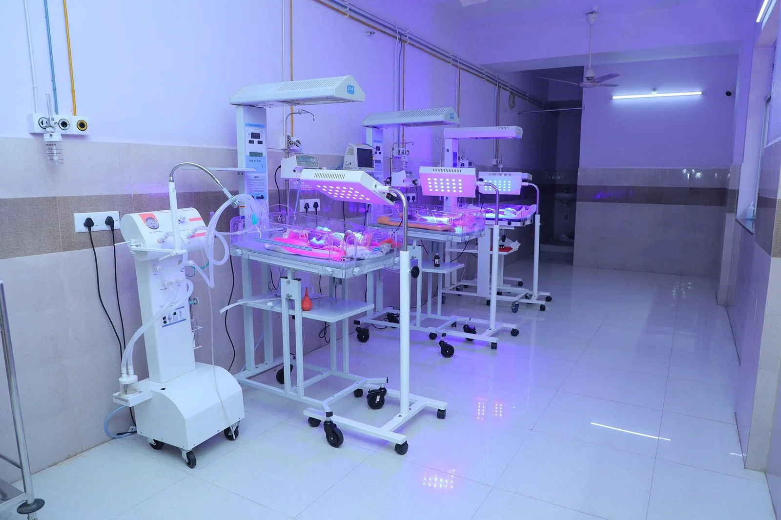 The neonatal intensive care unit at Sarayu Children's Hospital